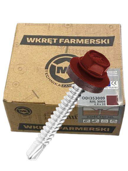 FASADNI VIJAK 4,8X35 RAL 3009