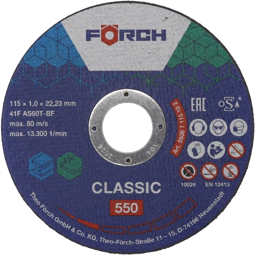 REZNA PLOČA ZA METAL 125X1 MM